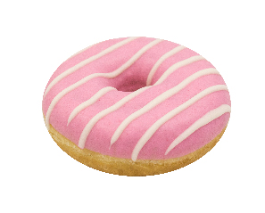 big mok donut pink icing