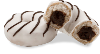 mini donuts white chocolate